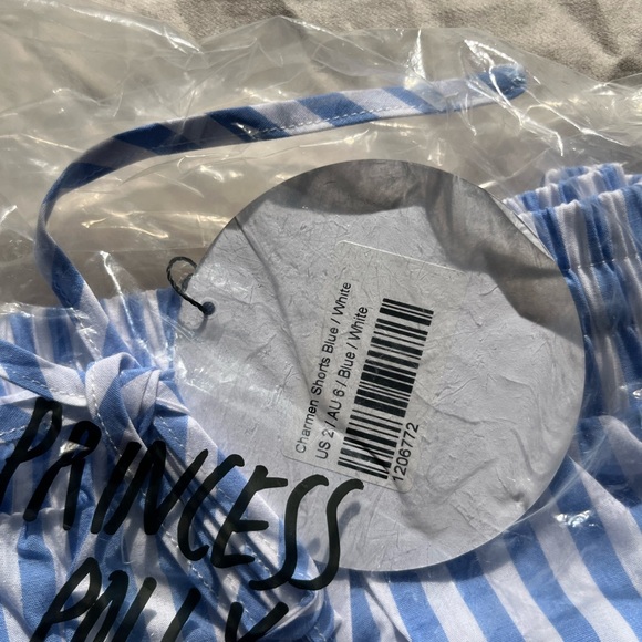 CHARMEN SHORTS BLUE / WHITE - Picture 6 of 6